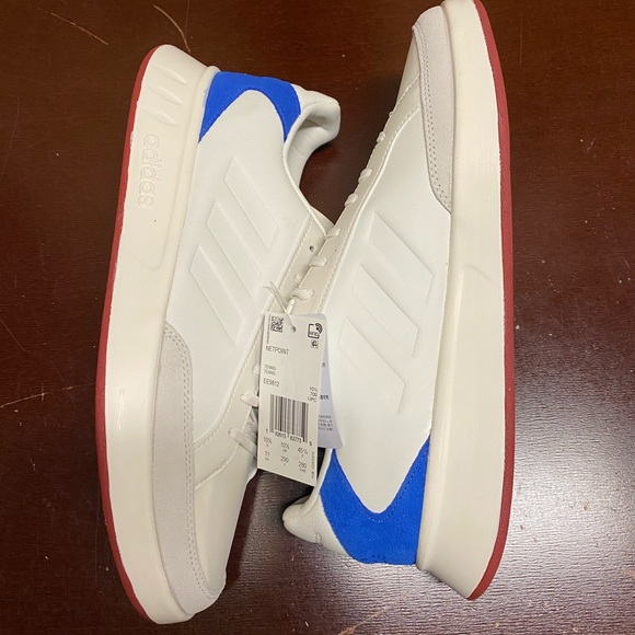 Adidas Netpoint Tennis Shoes Mens Size 10 11 White - Picture 3 of 5